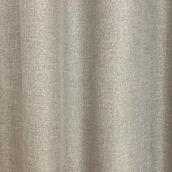 FüggönyFutár Webáruház Vesper - Tejeskávé színű rusztikus blackout függöny, egyedi méretre, készre varrjuk