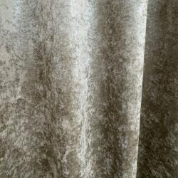 FüggönyFutár Webáruház Parker-Bronzbarna színű bársony, 100% fényzáró blackout függöny, egyedi méretre, készre varrjuk