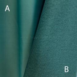 FüggönyFutár Webáruház Rusztik - Smaragdzöld színű kétoldalas dimout sötétítő függöny, egyedi méretre, készre varrjuk