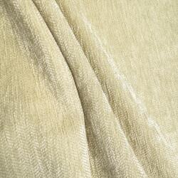 FüggönyFutár Webáruház Neptun -Bézs színű halszálkamintás, puha zsenília dekorfüggöny, egyedi méretre, készre varrjuk