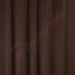 FüggönyFutár Webáruház Sötétbarna színű, fonalában lángálló üni dimout sötétítő függöny, egyedi méretre, készre varrjuk