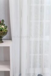 FüggönyFutár Webáruház Szórt zöld mintás sablet függöny, ólomzsinóros, egyedi méretre, készre varrjuk