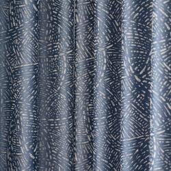 FüggönyFutár Webáruház Gilbert - Kék színű domború mintás dekor függöny, egyedi méretre, készre varrjuk