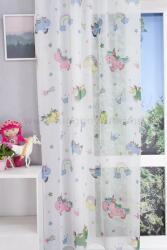 FüggönyFutár Webáruház Unikornisos, szivárványos, gyerekszobai voile függöny, egyedi méretre, készre varrjuk