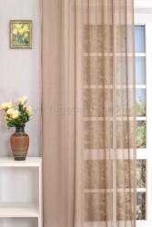 FüggönyFutár Webáruház Karamell színű, batiszt jellegű fényáteresztő függöny, egyedi méretre, készre varrjuk