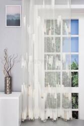 FüggönyFutár Webáruház Téglalap mintás ecrű, jacquard függöny, egyedi méretre, készre varrjuk - fuggonyfutar - 3 200 Ft