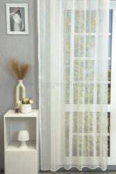 FüggönyFutár Webáruház Solemio - Ekrü színű vasalás könnyített fényes jacquard függöny, egyedi méretre, készre varrjuk