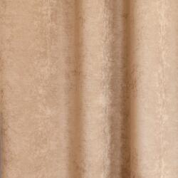 FüggönyFutár Webáruház Ramon/280/06 - egyik oldalán bársonyos szövésű, mogyoró színű jacquard sötétítő, dekorációs függöny , egyedi méretre, készre varrjuk