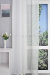 FüggönyFutár Webáruház Ekrü színű, vasaláskönnyített fényáteresztő tetrasablé függöny, egyedi méretre, készre varrjuk