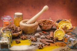 agmART Fotótapéta Fűszerek Dekoráció 260x180 (Fototapety agmART)