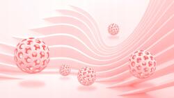 agmART Fotótapéta Optikai Absztrakt Gömbök Hullámok 380x256 (Fototapety agmART)