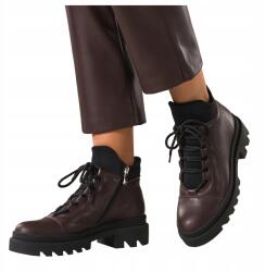 Casu Csokoládé Bőr Női Kényelmes Futótalp Divatos R 41 (7104190000413)