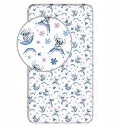 Jerry Fabrics Lilo és Stitch Szivárvány Lepedő 90x200x25 cm (011153-PROSLERAIA)