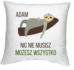 agmART fényképes Lajhár Párna név Nyomtatott Ajándék (Foto poduszka)