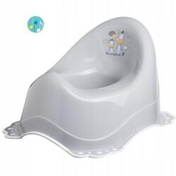 MALTEX Csúszásgátló bili zenedobozzal Zebra szürke (6517)