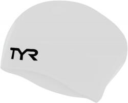 Tyr Úszó sapka unisex medencéhez Tyr Long Hair (LCSL 100 WHITE)