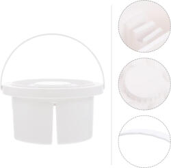  Ecsettisztító és Tároló vödör, műanyag, kör alakú