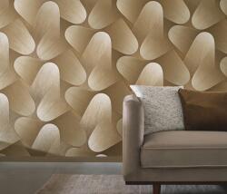 Erismann Fali tapéta geometrikus minta metsző vékony vonalak arany (10423-30)