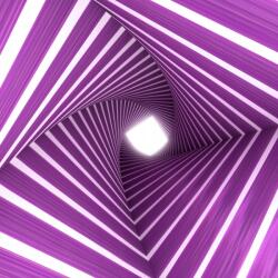 agmART Fotótapéta Absztrakt Lila Fehér Alagút 260x180 (Fototapety agmART)