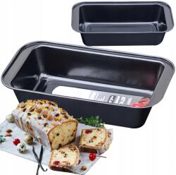 Berretti Keksztartó tepsi sütemény keksz non-stick fekete 27, 5x15cm (BR-8662)