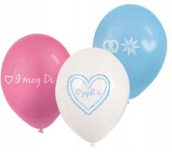 Amscan Sörfesztivál Bierfest léggömb, lufi 6 db-os 9 inch (22, 8 cm)