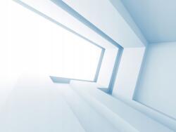 agmART Fényképes Tapéta Világos Absztrakció Fehér Fal 3D 200x130 (Fototapety agmART)