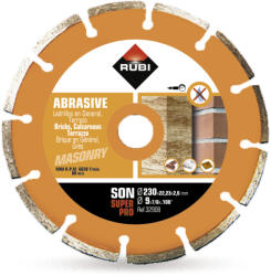RUBI Gyémánttárcsa SON 230 SUPERPRO száraz vágáshoz (32908)