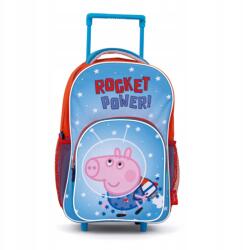  Peppa malac Rocket gurulós ovis hátizsák, táska 36 cm (JAADX15306PP)