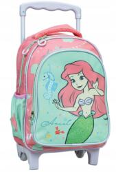  Disney Hercegnők Ariel gurulós ovis hátizsák, táska 30 cm (GIM33153072) - allegro
