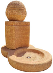  Lonkai gömbös kerti kút, alacsony Sárga (LON139/S)