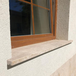  Ablakpárkány Travertin 25x100 cm