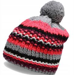 4F Női Téli Sapka Téli Meleg Vastag Pompon (H4Z21-CAD015-90A PASKI RÓŻ)