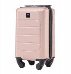 Wings Abs kabinbőrönd 40x25x20 Ryanair WizzAir kézipoggyász 4 kerék Wings (GAN01-FCO-R.GOLD)