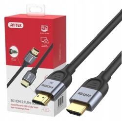 Unitek C11086GY01-5M Hdmi kábel 2.1 8K@60Hz 4K@120Hz 48Gbit Dts-hd Arc 5m (C11086GY01-5M)