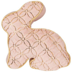 Clayre & Eef Perna decorativa Paste Iepuras poliester roz auriu 29x10x27 cm (TW0629)