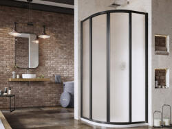 RAVAK Supernova SKCP4 80x80 195 zuhanykabin fekete+grape