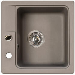 Marmorin Isao szögletes gránit mosogató - Taupe gray (470103026) (470103026)