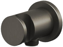 RAVAK Fali kiállás integrált zuhanyrózsa tartóval 706.20GB, Graphite Brushed - csempebolt