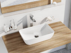 RAVAK Uni Slim 50 R kerámiamosdó fehér - csempebolt