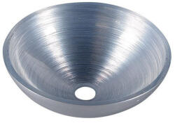 SAPHO Murano Silver üvegmosdó 40x14 cm