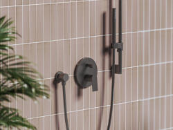 RAVAK Plan falba süllyesztett csaptelep, kétutas, belső egységgel PN 062.20GB. O2, grafit - csempebolt