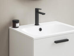 RAVAK Chrome II mosdócsaptelep 175 mm lefolyó nélkül CR II 014.20BL, fekete - csempebolt