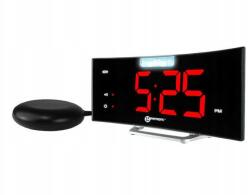 Geemarc Ébresztőóra vibrációs paddal, nagy kijelzővel és Geemarc stroboszkóppal (Wake’n’Shake Curve)