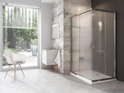 RAVAK Blix BLRV2K-80 zuhanykabin krómhatású+grape (1 oldal) - csempebolt