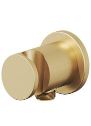 RAVAK Fali kiállás integrált zuhanyrózsa tartóval 706.60GLB, Gold Brushed - csempebolt