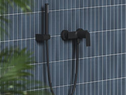 RAVAK Plan zuhanycsaptelep szett nélkül PN 032.20BLM, matt fekete - csempebolt