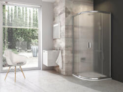 RAVAK Blix BLCP4 90x90 zuhanykabin krómhatású+grape - csempebolt