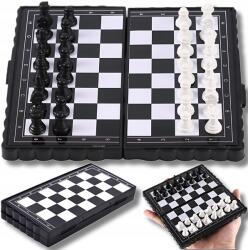 Gazelo Sakk Játék Dámajáték Utazó Mágneses 2IN1 Zárható Mini Ajándék