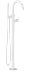 RAVAK Espirit padlón álló kádcsaptelep szettel ES 080.10WV. RB07G, White Velvet - csempebolt