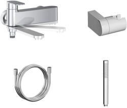 RAVAK Chrome fali kádcsaptelep szettel, króm CR II 022.00CR CRS+S - csempebolt